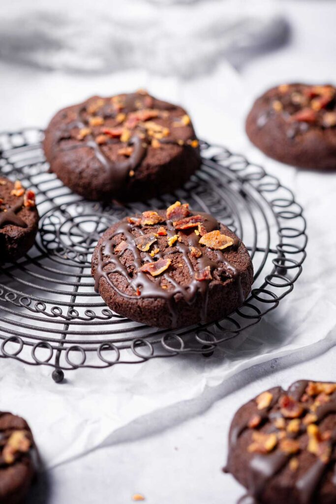 Glutenfreie Schoko-Bacon-Cookies