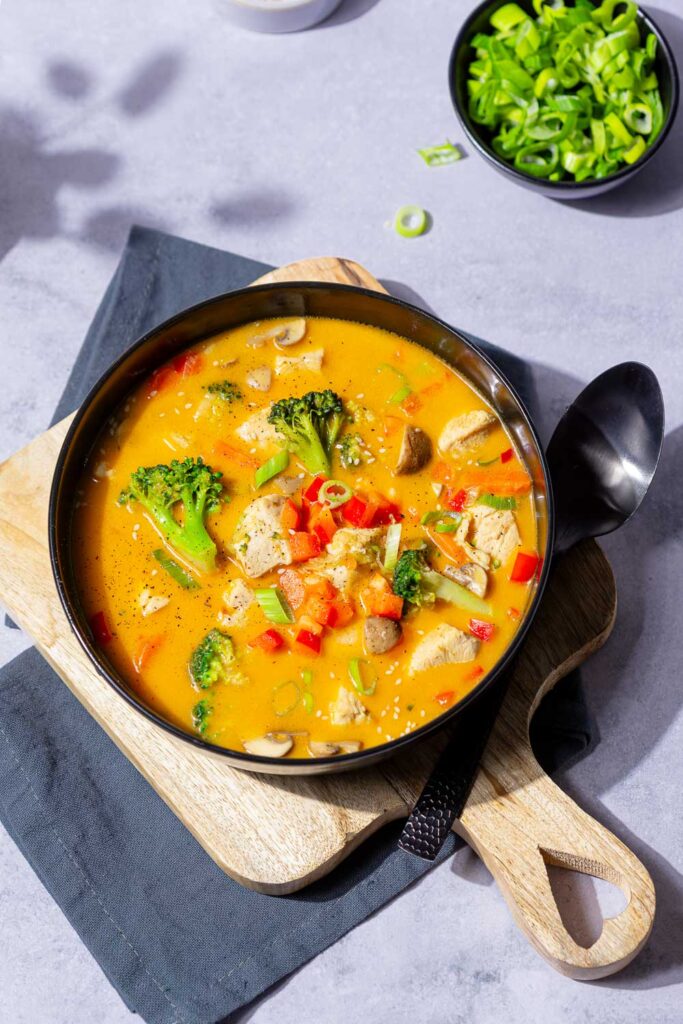 Kokos Haehnchen Suppe 8