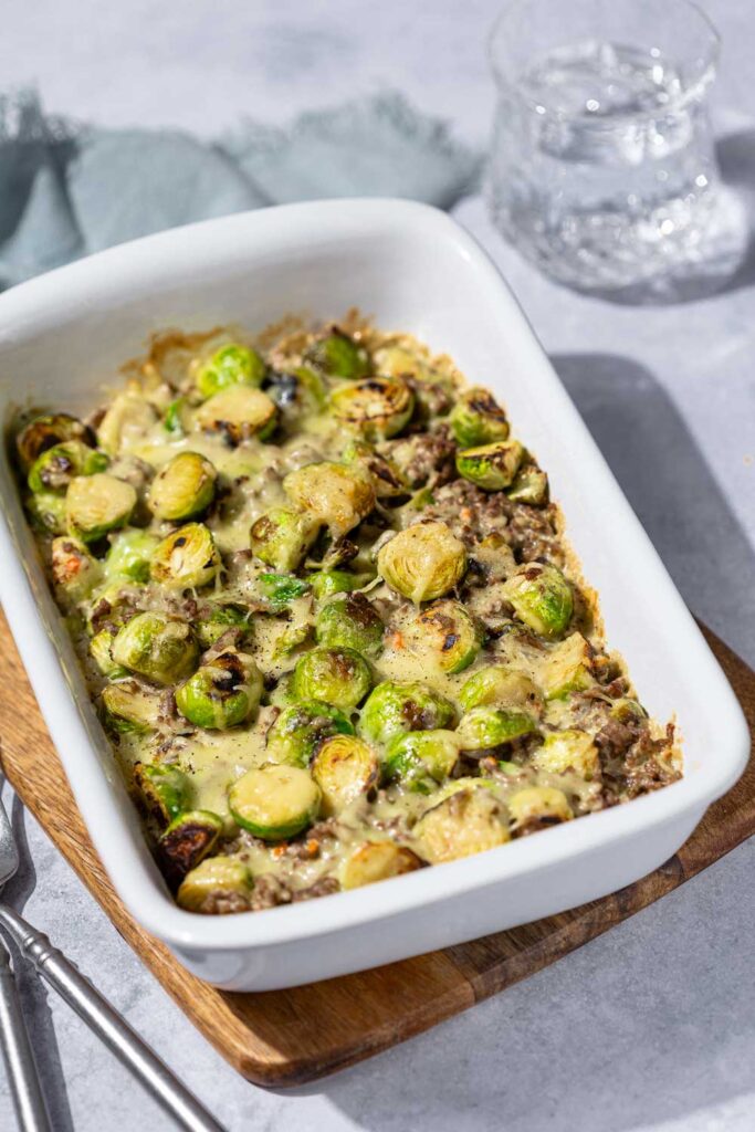 Low Carb Rosekohl-Hack-Auflauf