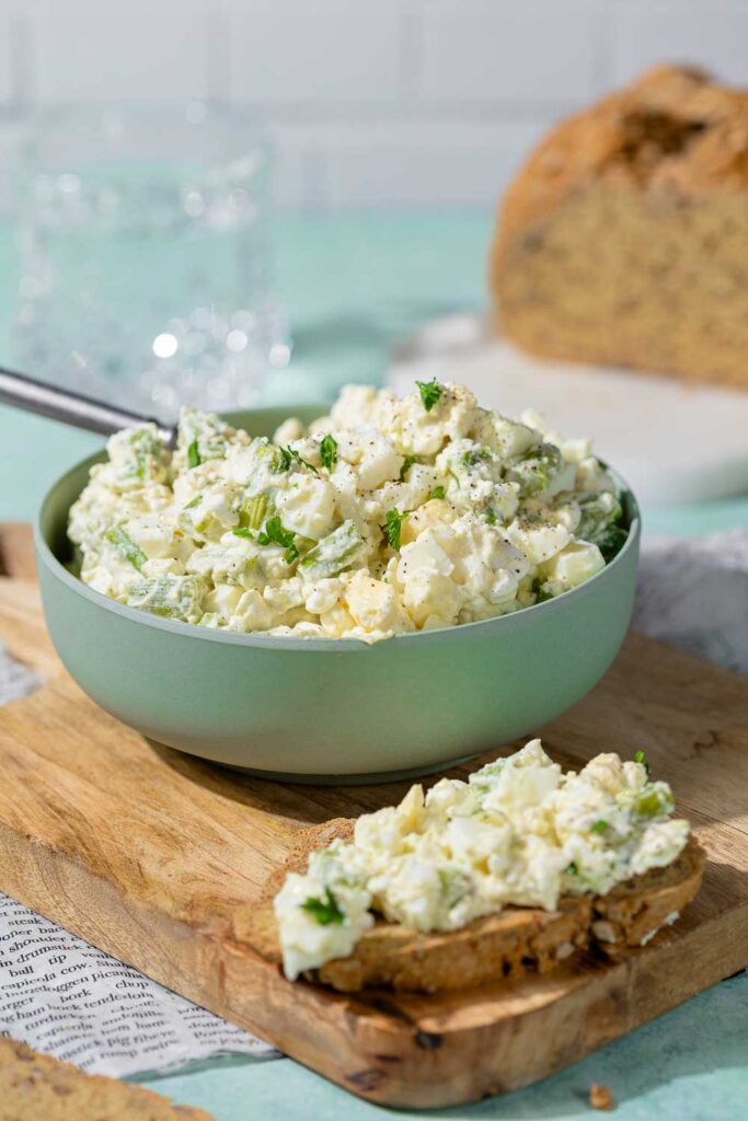 Glutenfreier Eiersalat