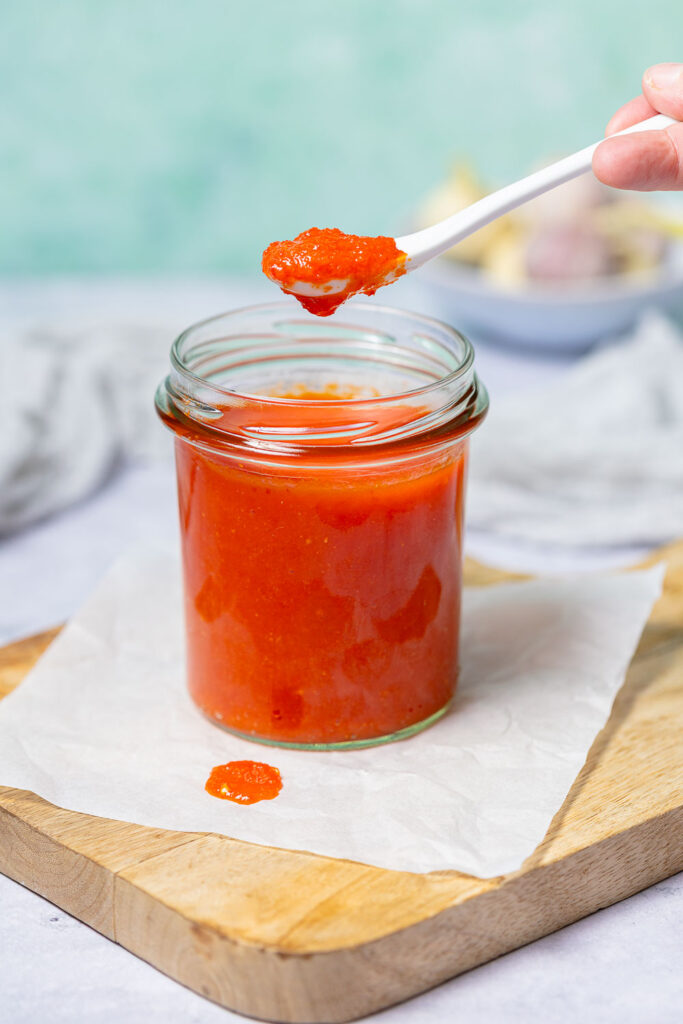 Glutenfreie Sriracha