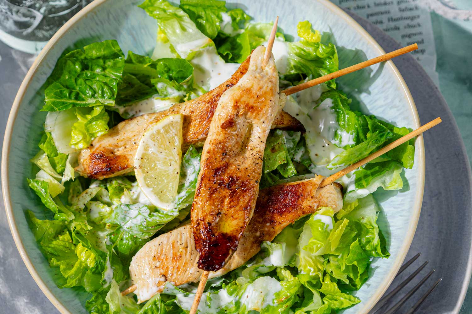 Low Carb Puten Souvlaki