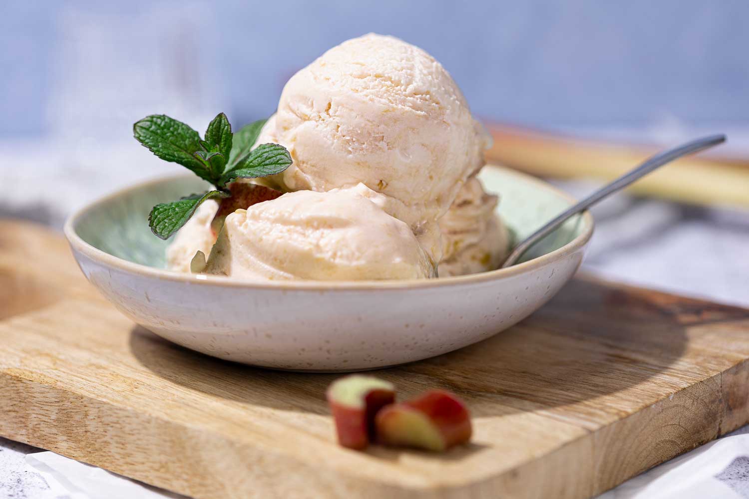 Low Carb Rhabarber-Eis