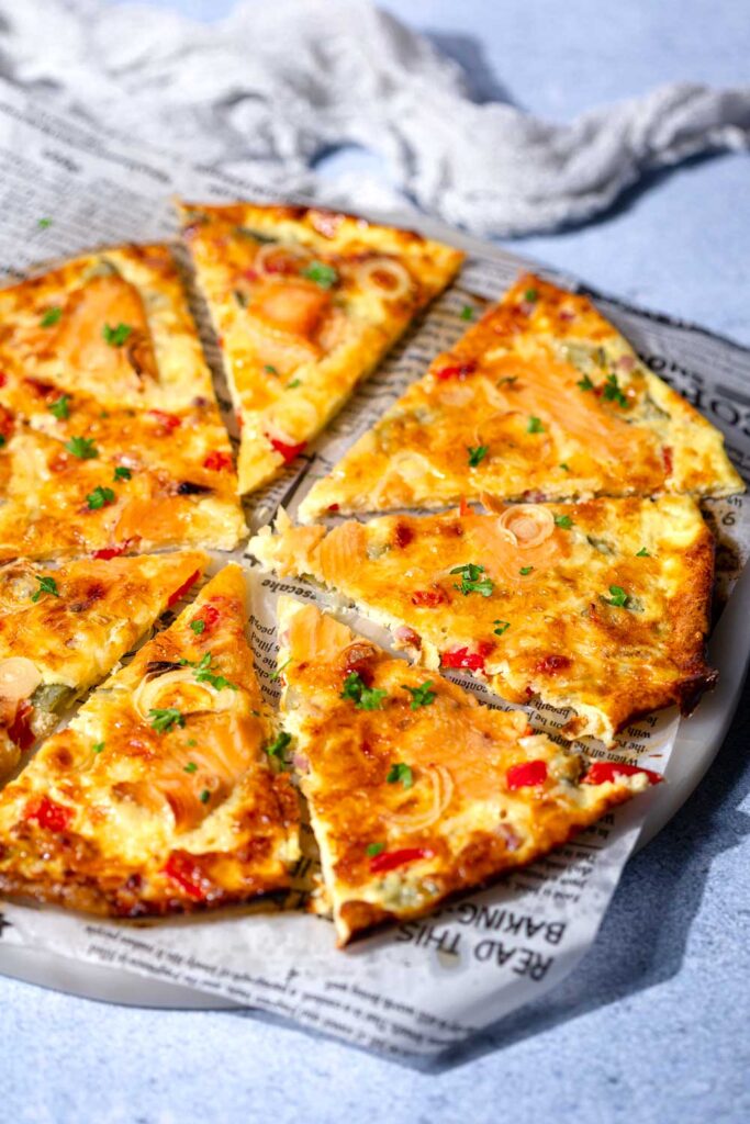Proteinreiche Schüttelpizza