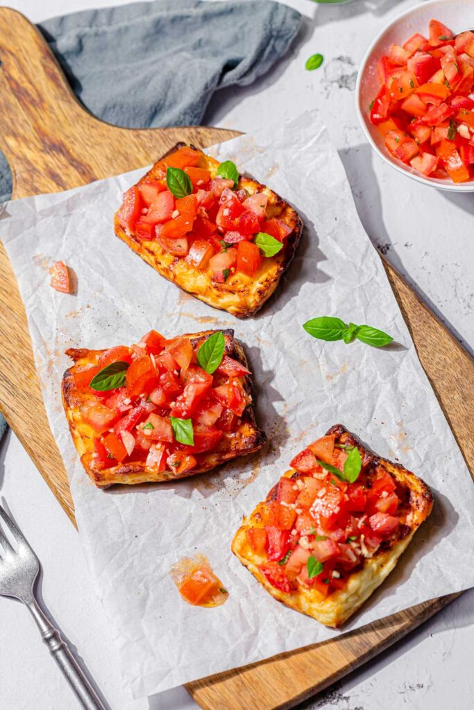 Bruschetta mit Halloumi