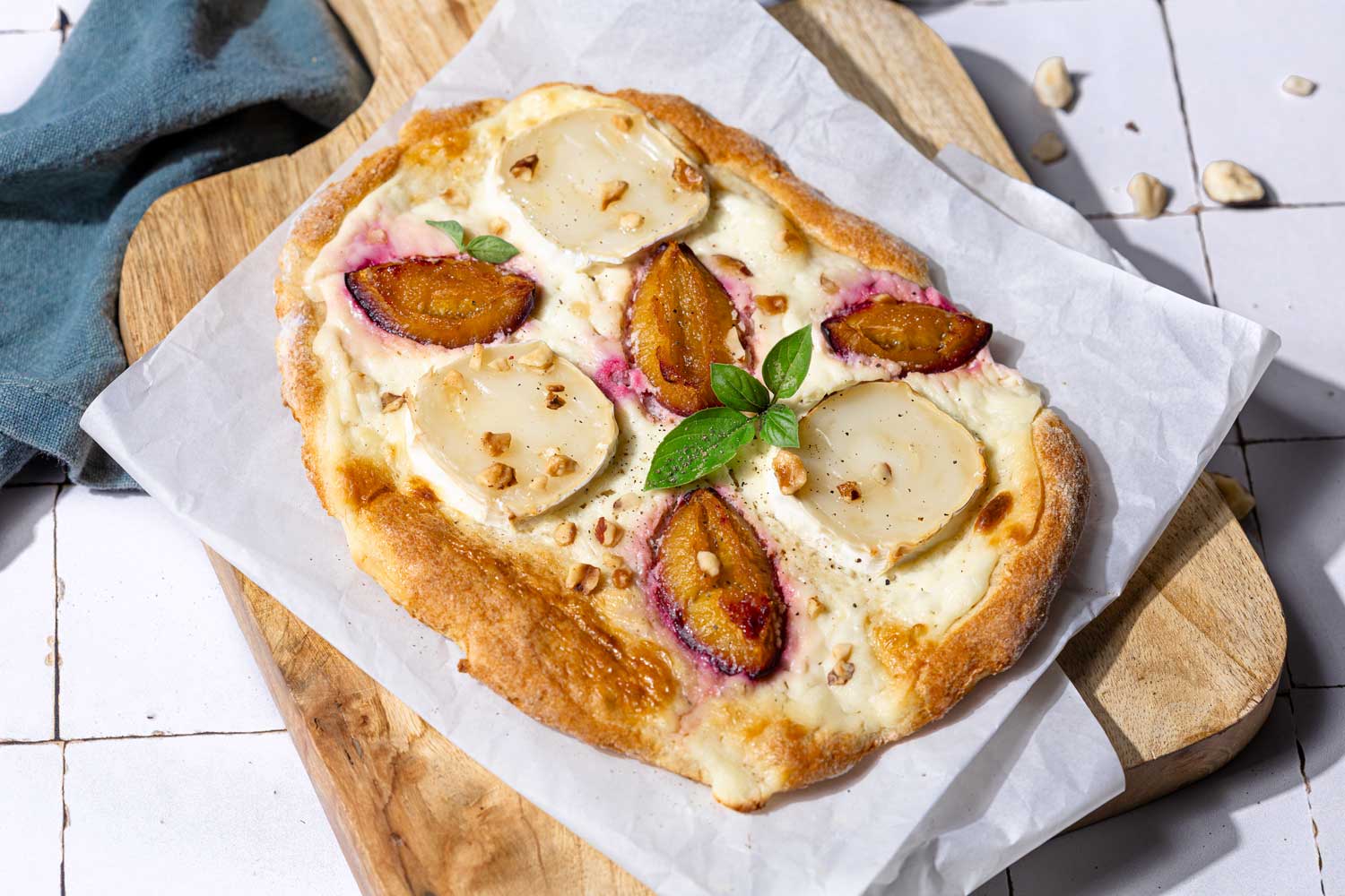 Low Carb Rahmfladen mit Zwetschgen