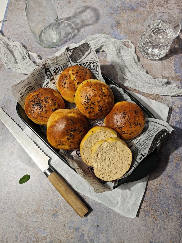 Bugerbuns Sauerteig Low Carb
