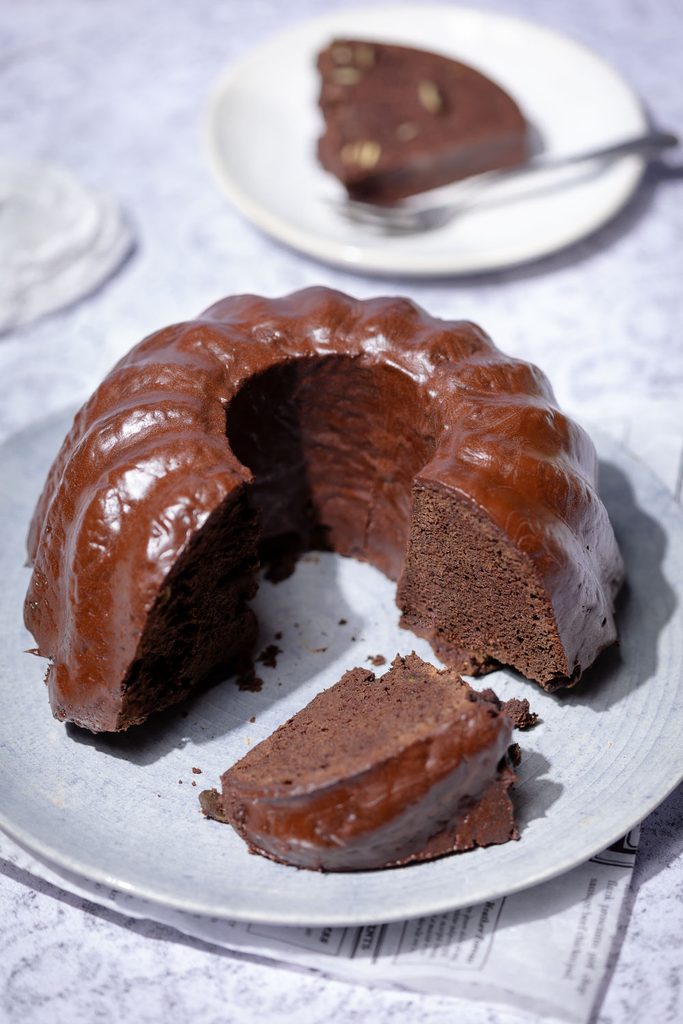 Glutenfreier Schoko-Kürbiskernkuchen